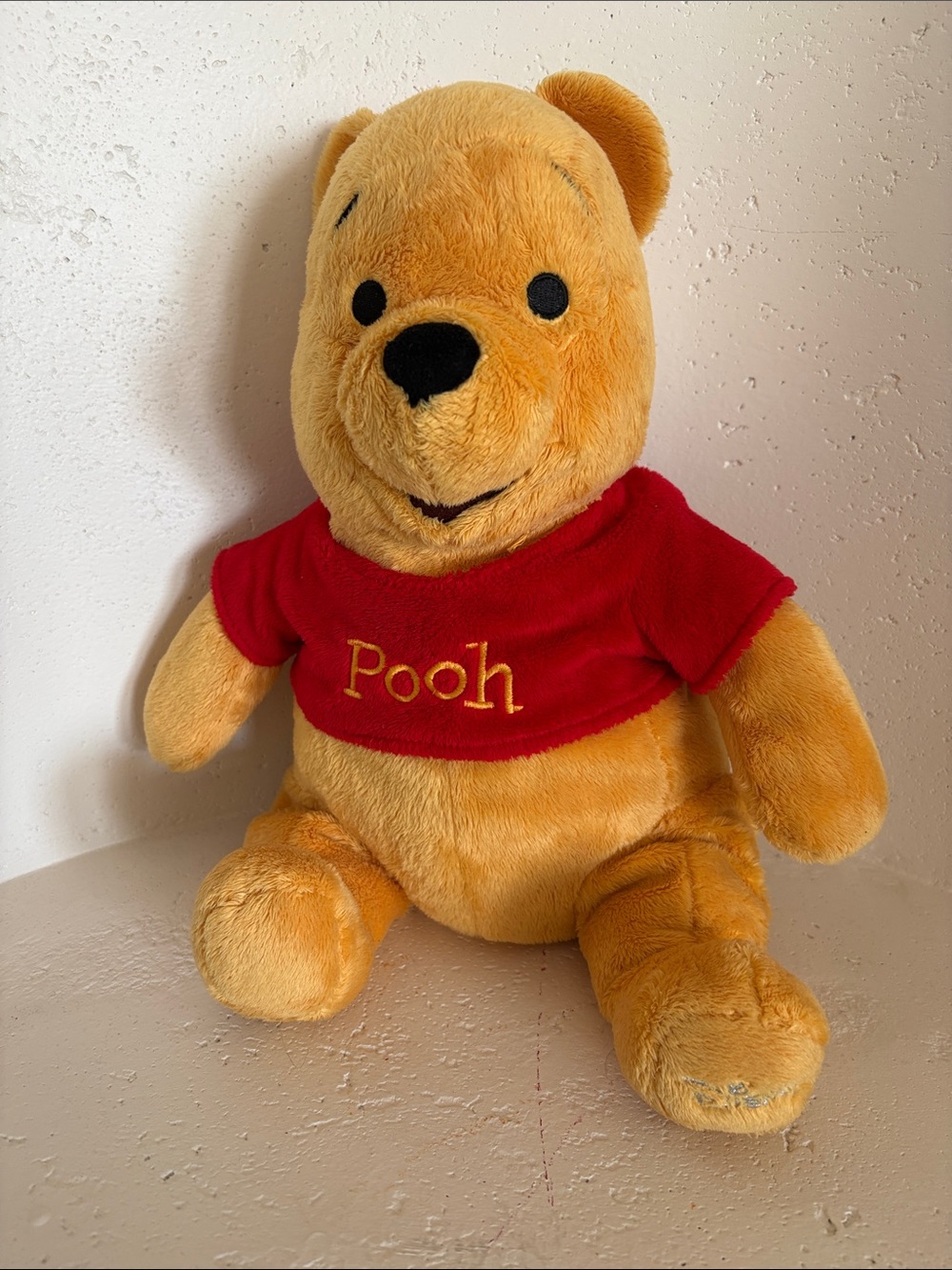 Winnie the Pooh Red Shirt Plush Toy -